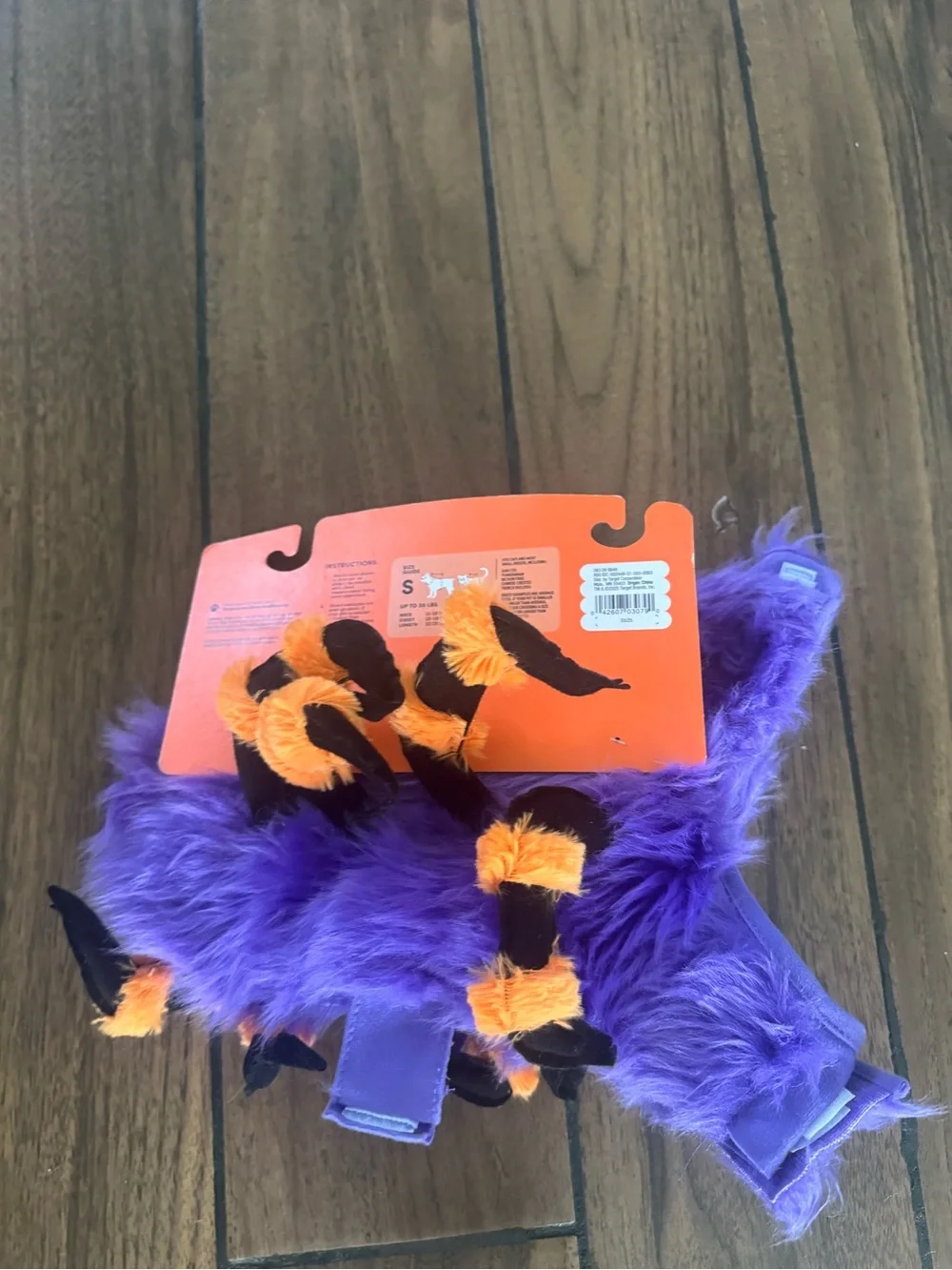 Boots & Barkley Spider Halloween dog Costume size small
